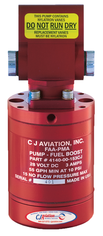 4140-00-153CJ - FUEL PUMP NEW, 28 VOLT - McFarlane Aviation