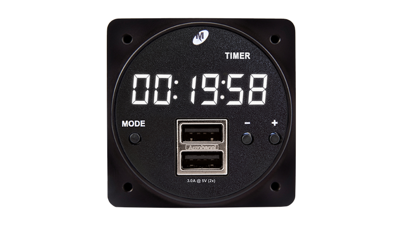 6420093-2 - CLOCK, CH93, Digital W/ Dual 3.0A USB-A - McFarlane