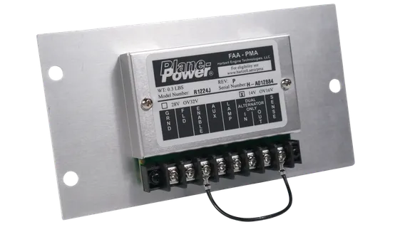 6560-1_COMPONENT_FRONT_ANGLE_JASCO_ALTERNATOR_KIT_12V_5-A+6560-1C_CORE_ALTERNATOR_plane_power