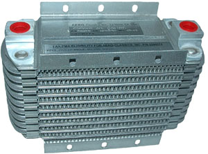 8000074 - OIL COOLER, 9 Row Drawn Cup - McFarlane Aviation