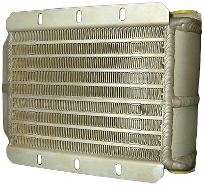 8001689 - OIL COOLER, 8 Row Dual Pass 6