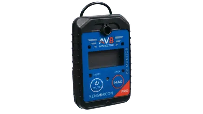 AV8-CO-03_FRONT_ANGLE_CARBON_MONOXIDE_MONITOR_AV8_Inspector_Sensorcon