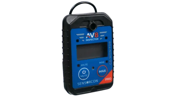 AV8-CO-03_FRONT_ANGLE_CARBON_MONOXIDE_MONITOR_AV8_Inspector_Sensorcon
