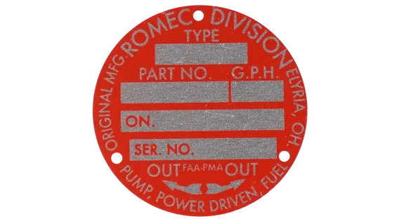 CFRB10896_TAG_FRONT_Fuel_Pump_All_RG9570_Models_Precision_Airmotive