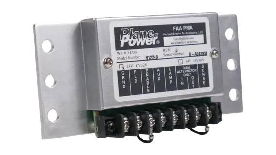 R1224BS-28_ANGLE_VOLTAGE_REGULATOR_28V_Hartzell_Engine_Technologies