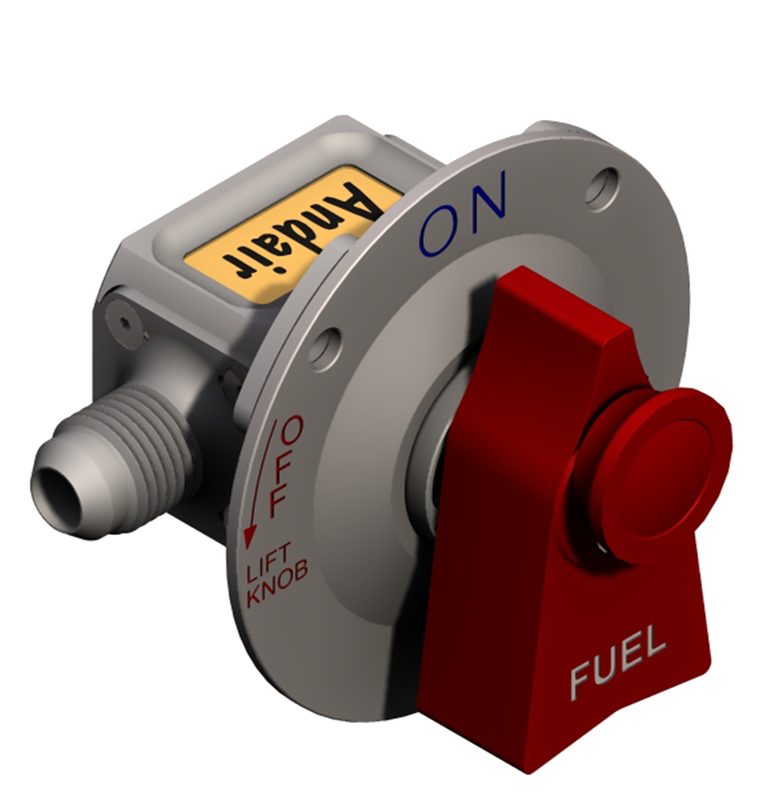 FS20X1-F - FUEL SELECTOR VALVE, 3/8