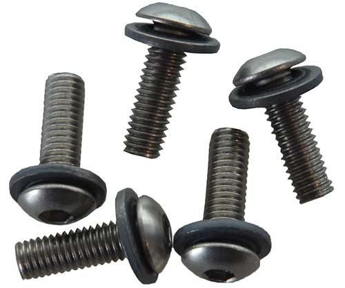 Axial AXA1280 Servo Flange Screws (10-Piece), M3x10mm, Black Oxide